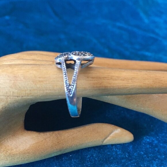 𝅺bracelet and ring set Marcasite sterling ring - Picture 5 of 6